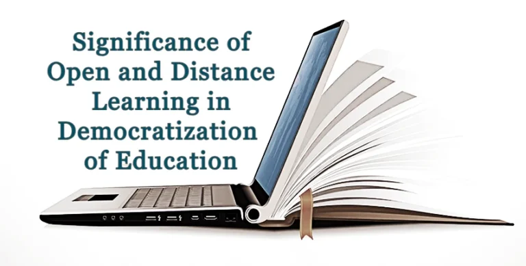 Open and Distance Learning (ODL)