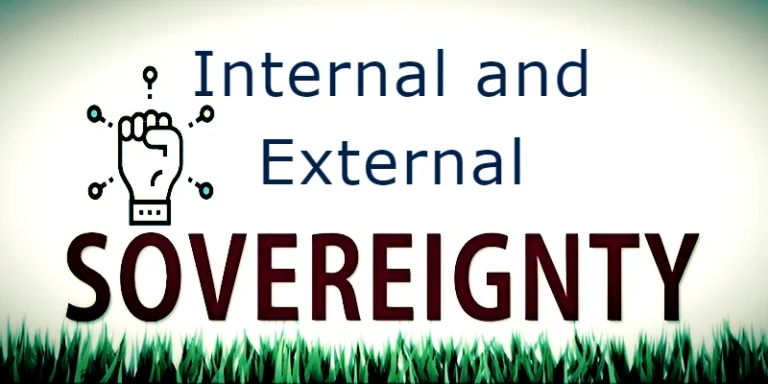 Internal and External Sovereignty